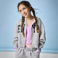 Xersion Little & Big Girls Fleece Zipper Hoodie