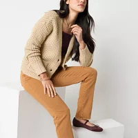 a.n.a Womens V Neck Long Sleeve Button Cardigan