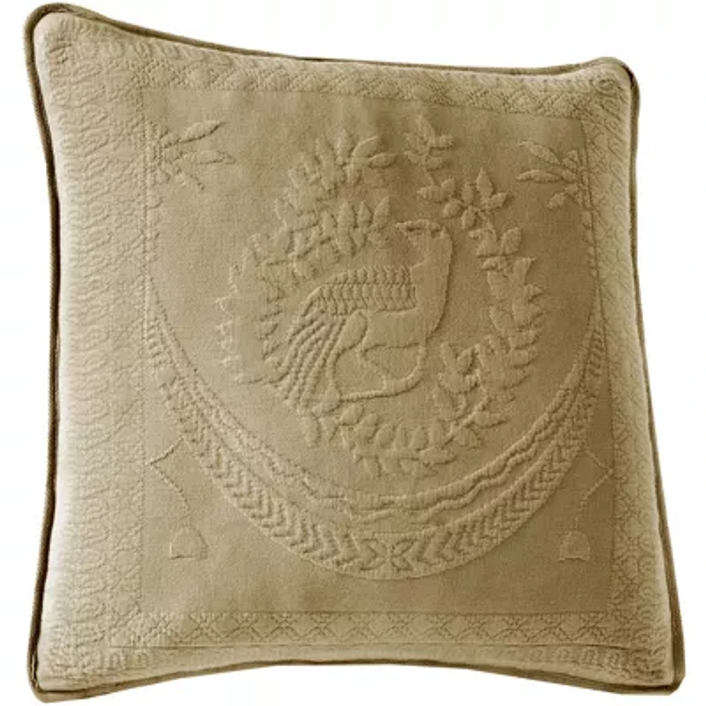 Historic Charleston Collection™ King Charles 20" Square Decorative Pillow