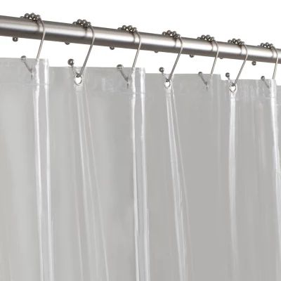 Maytex 5-Gauge 70"x71" PVC Shower Curtain Liner