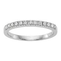 2MM 1/5 CT. Natural White Diamond 14K Gold Wedding Band