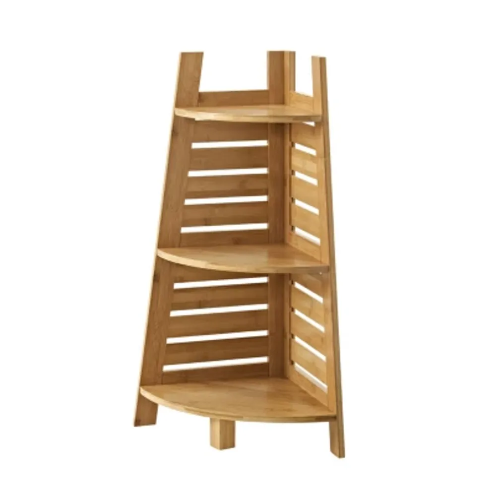 Bracken Bamboo Corner Bathroom Shelf