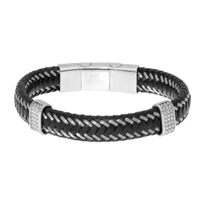 Stainless Steel Braid Link Bracelet