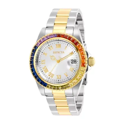 Invicta Angel Womens Two Tone Stainless Steel Bracelet Watch 29665