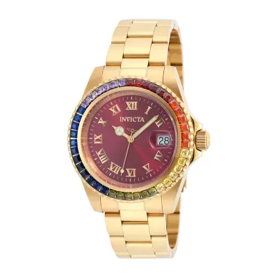 Invicta Angel Womens Gold Tone Stainless Steel Bracelet Watch 20023