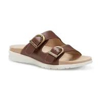 Eastland Womens Avery Adjustable Strap Flat Sandals