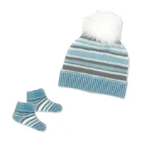 3 Stories Trading Company Baby Knit Hat & Booties - Pieces