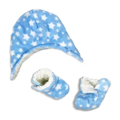 3 Stories Trading Company Baby Plush Hat & Booties - Pieces
