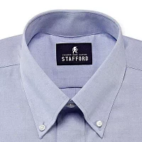 Stafford Mens Wrinkle Free Button Down Collar Oxford Dress Shirt