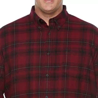 The Foundry Big & Tall Supply Co. Mens Long Sleeve Flannel Shirt