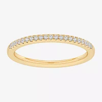 G-H / Si1-Si2) 1/10 CT. T.W. Lab Grown White Diamond 14K Gold Wedding Band