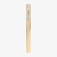 G-H / Si1-Si2) 1/10 CT. T.W. Lab Grown White Diamond 14K Gold Wedding Band