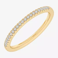 G-H / Si1-Si2) 1/10 CT. T.W. Lab Grown White Diamond 14K Gold Wedding Band