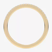 G-H / Si1-Si2) 1/10 CT. T.W. Lab Grown White Diamond 14K Gold Wedding Band