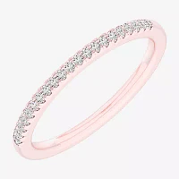 G-H / Si1-Si2) 1/ CT. T.W. Lab Grown White Diamond 14K Rose Gold Wedding Band