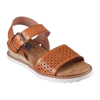 Skechers Bobs Womens Desert Kiss Sunny Flair Strap Sandals