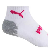 PUMA Sportstyle Training 6 Pair Quarter Ankle Socks Womens