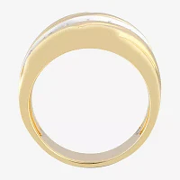 (F / Vs2) 10MM 1 CT. T.W. Lab Grown White Diamond 14K Gold Wedding Band