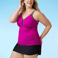 Free Country Tankini Swimsuit Top Plus