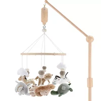 The Peanutshell Safari Serenity Baby Mobile