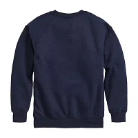 Disney Collection Little & Big Boys Crew Neck Long Sleeve Stitch Sweatshirt