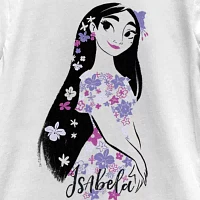 Little & Big Girls Disney Encanto Crew Neck Short Sleeve Graphic T-Shirt