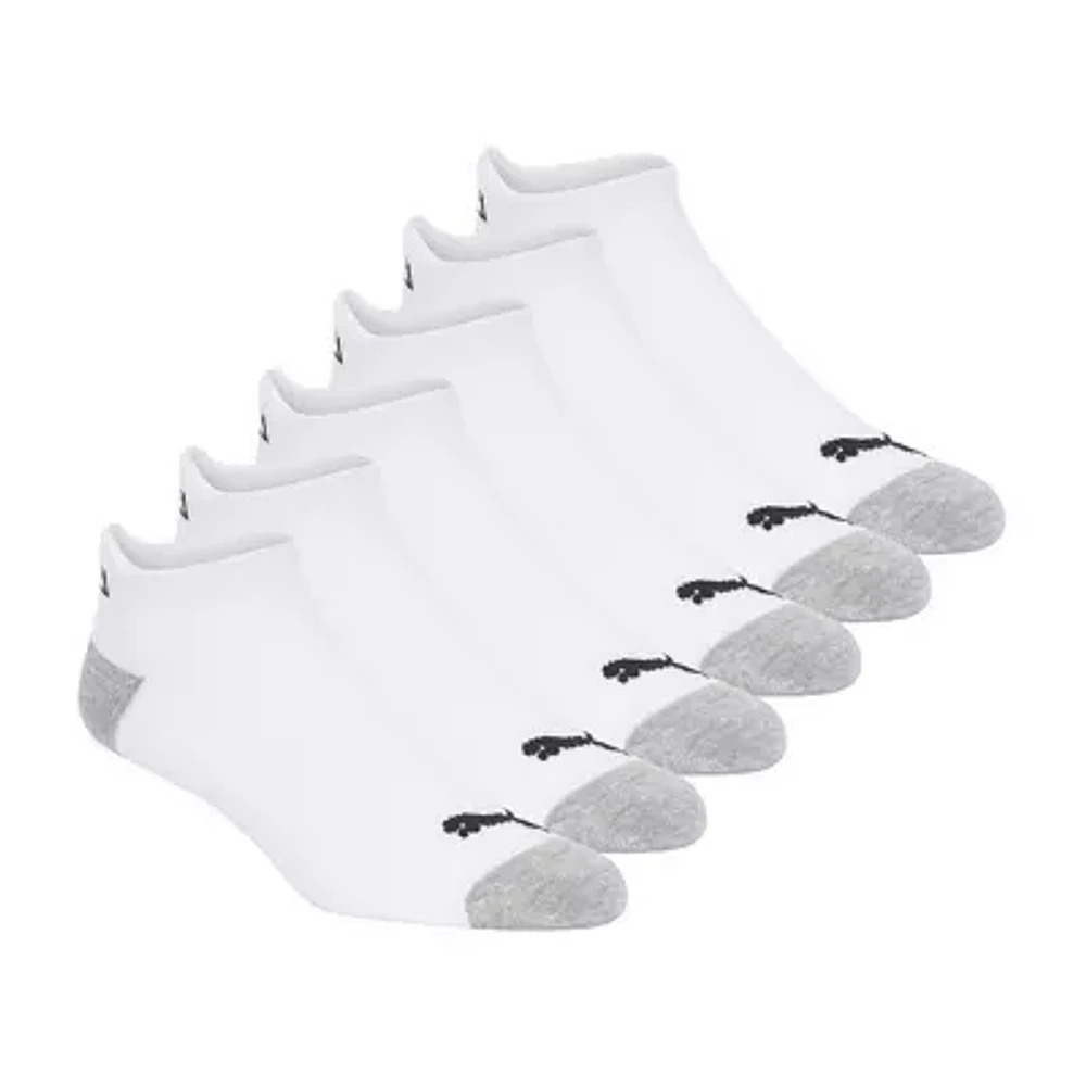 PUMA Heel Tab 6 Pair Low Cut Socks Mens