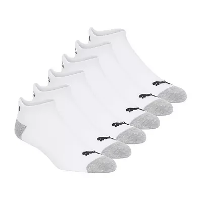 PUMA Heel Tab 6 Pair Low Cut Socks Mens
