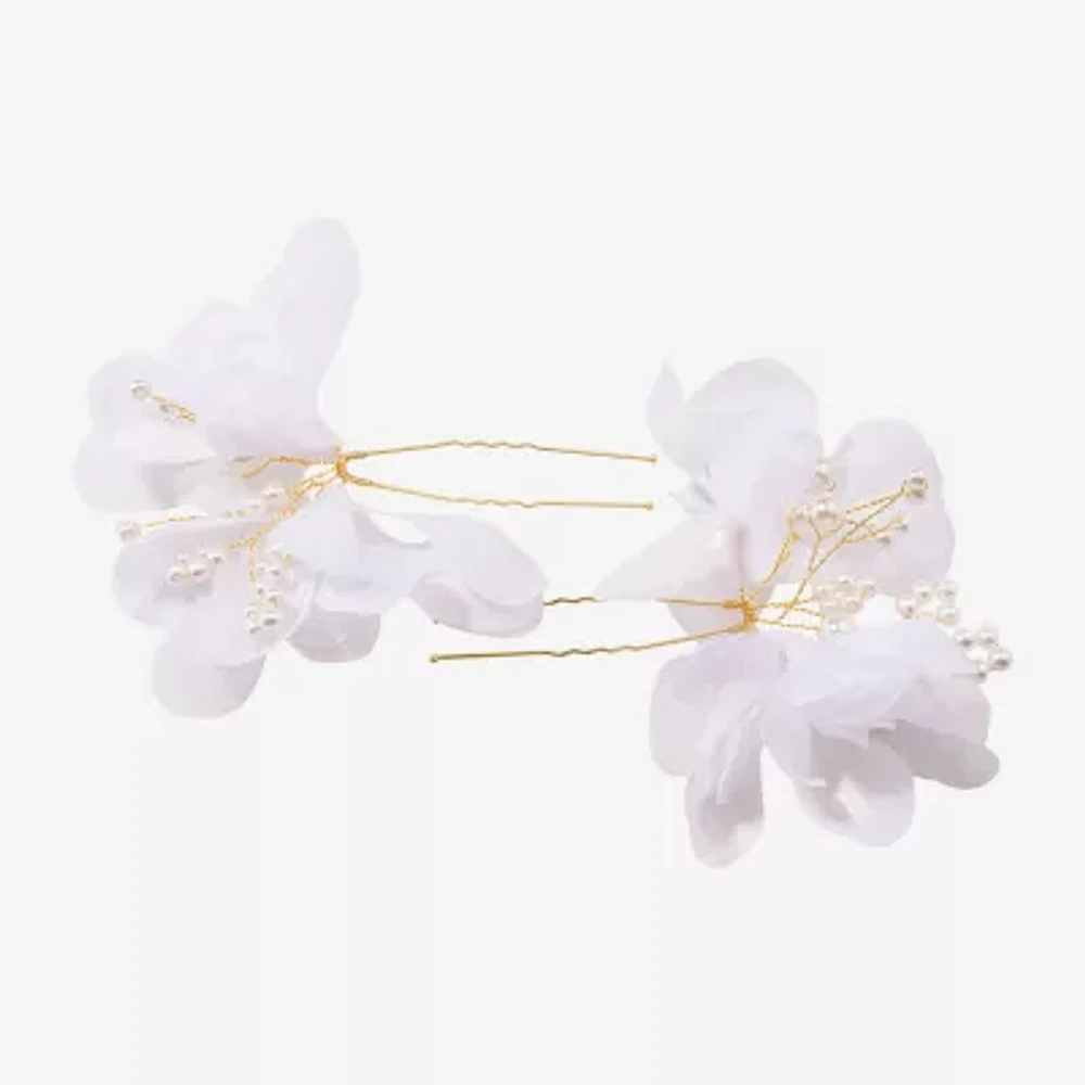 Bijoux Bar 2-pc. White Bobby Pin