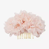 Bijoux Bar Flower White Hair Comb