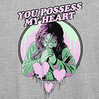 Juniors The Exorcist You Possess My Heart Womens Crew Neck Short Sleeve Graphic T-Shirt