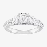 Womens / CT. T.W. Natural White Diamond 14K White Gold Engagement Ring