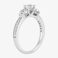 Womens / CT. T.W. Natural White Diamond 10K White Gold Engagement Ring