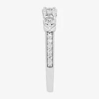 Womens / CT. T.W. Natural White Diamond 10K White Gold Engagement Ring