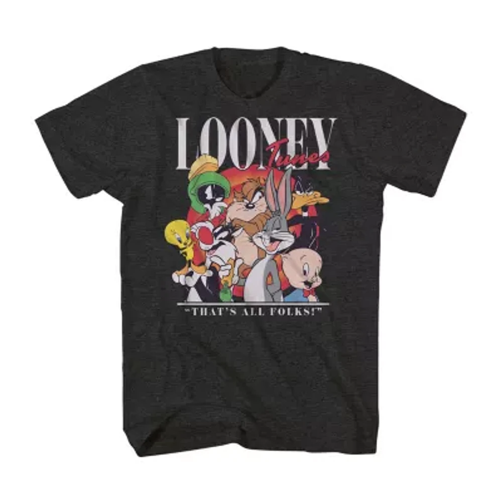 Mens Short Sleeve Looney Tunes Graphic T-Shirt