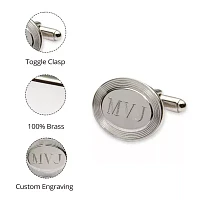 Personalized Oval Cuff Links