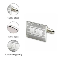 Personalized Rectangular Cuff Links