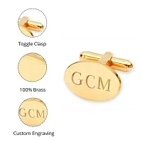 Personalized Formal Set Cuff Links & 4 Shirt Studs