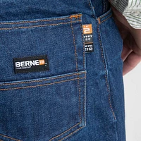 Berne Flame Resistant Big and Tall Mens Straight Leg Regular Fit Jean