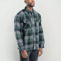 Berne Timber Flannel Shirt Mens Midweight Work Jacket