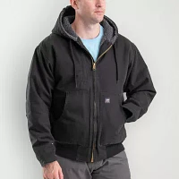 Berne Flex180 Mens Hooded Big and Tall Heavyweight Work Jacket