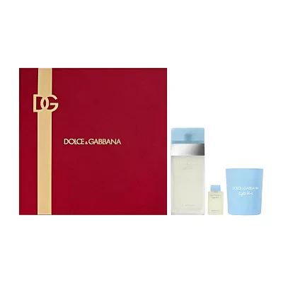 DOLCE&GABBANA Light Blue Womens Eau De Toilette 3-Piece Gift Set ($140 Value)