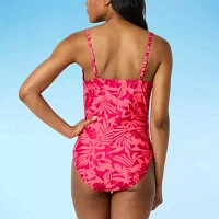 Liz Claiborne Womens One Piece Swimsuit