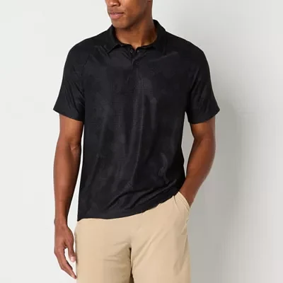 Xersion Activated Cooling Mens Regular Fit Short Sleeve Polo Shirt