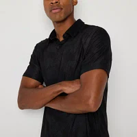 Xersion Activated Cooling Mens Regular Fit Short Sleeve Polo Shirt