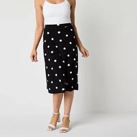 Black Label by Evan-Picone Womens Maxi Skirt
