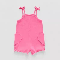 Okie Dokie Baby Girls Sleeveless Romper