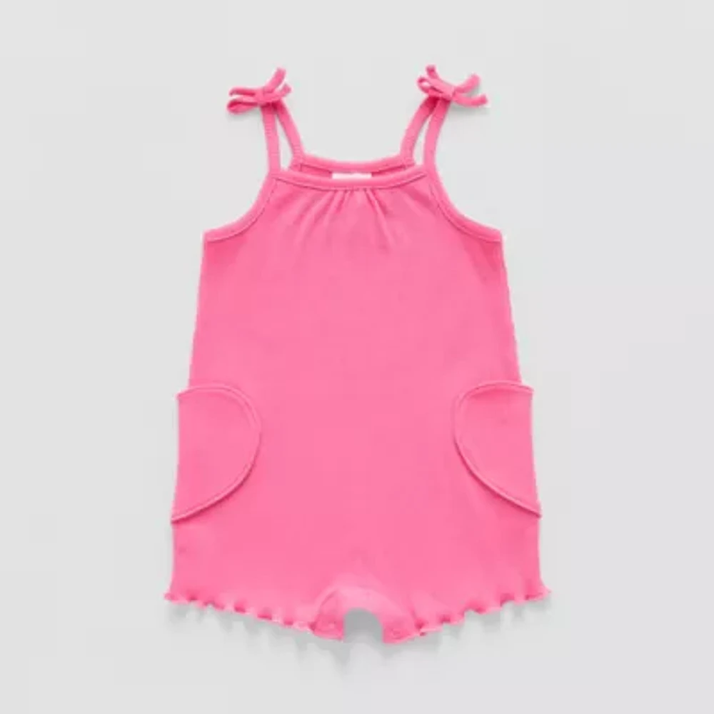 Okie Dokie Baby Girls Sleeveless Romper