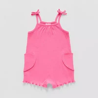 Okie Dokie Baby Girls Sleeveless Romper