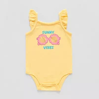 Okie Dokie Baby Girls Sleeveless Bodysuit